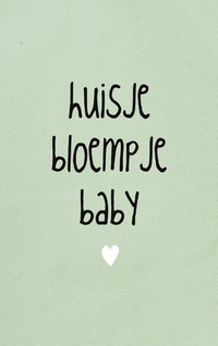 NL2 - Huisje bloempje baby
